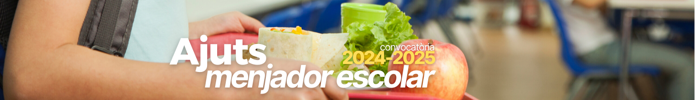 Beques menjador pel curs escolar 2024-2025