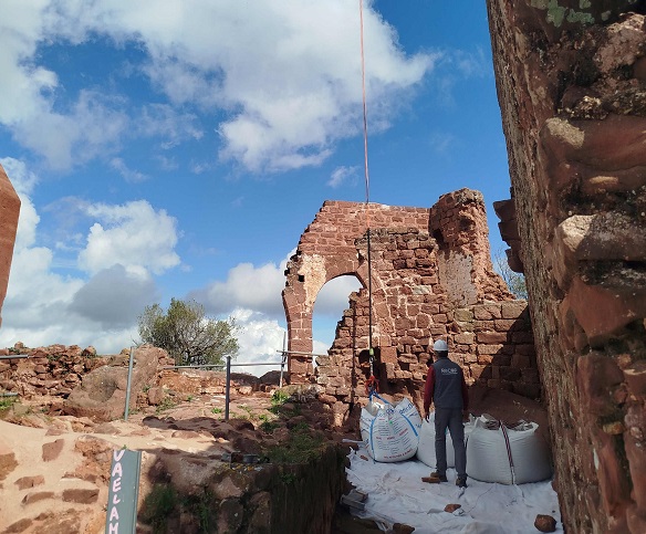 Comencen les obres de consolidació del Castell d’Eramprunyà de Gavà