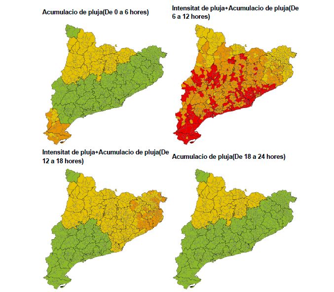 Activat el Pla INUNCAT en fase d'Alerta