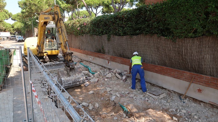 Noves intervencions de millora de l’espai públic a Gavà Mar