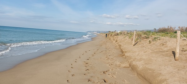 Gemma Badia: “La regressió de la platja de Gavà és molt preocupant, calen solucions urgents i definitives”