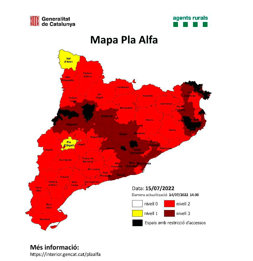 MESURES PEL RISC EXTREM D’INCENDIS A GAVÀ