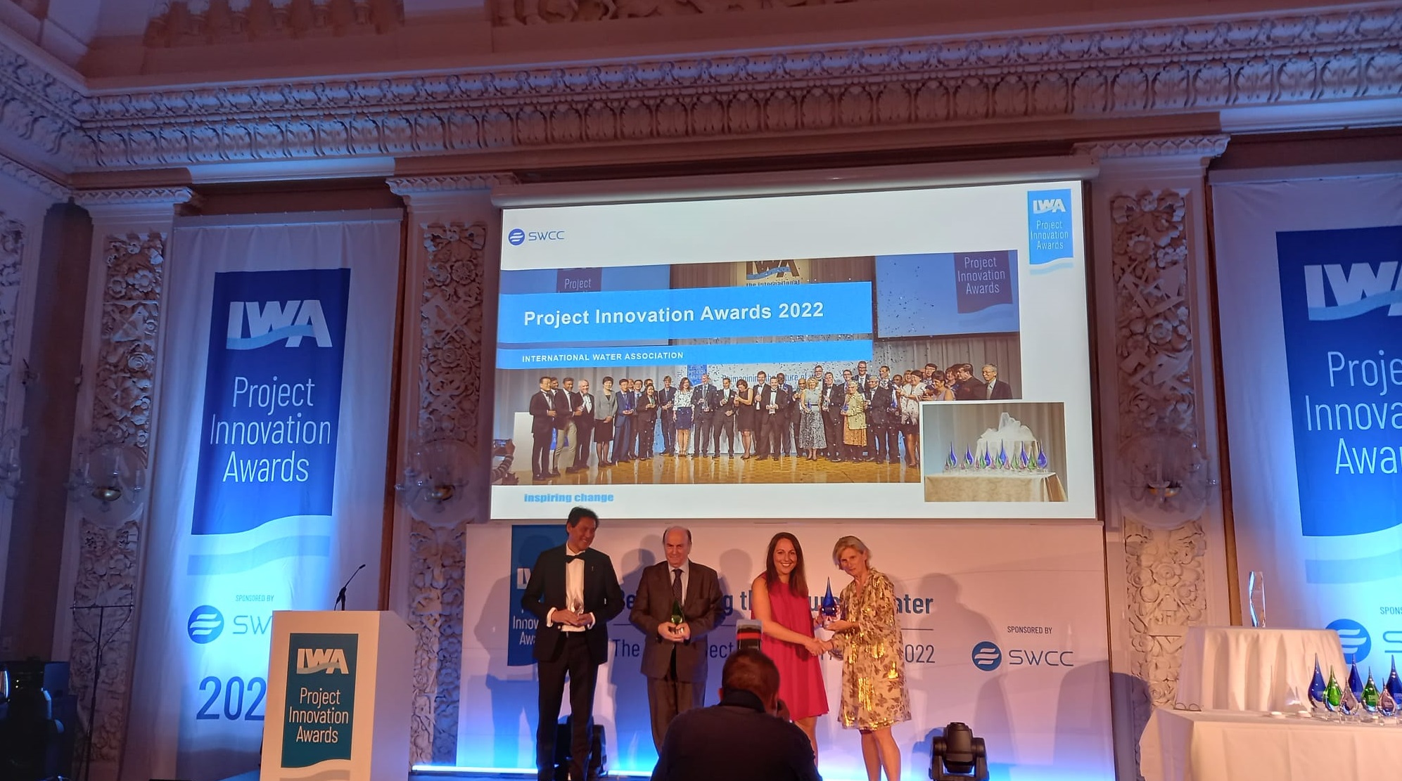 Gavà Circular s'emporta l'or als premis de la IWA World Water Congress 2022