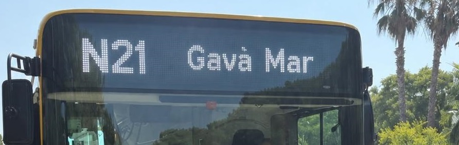 El Nitbus metropolità ofereix, per primera vegada, servei nocturn a Gavà Mar i Sant Climent